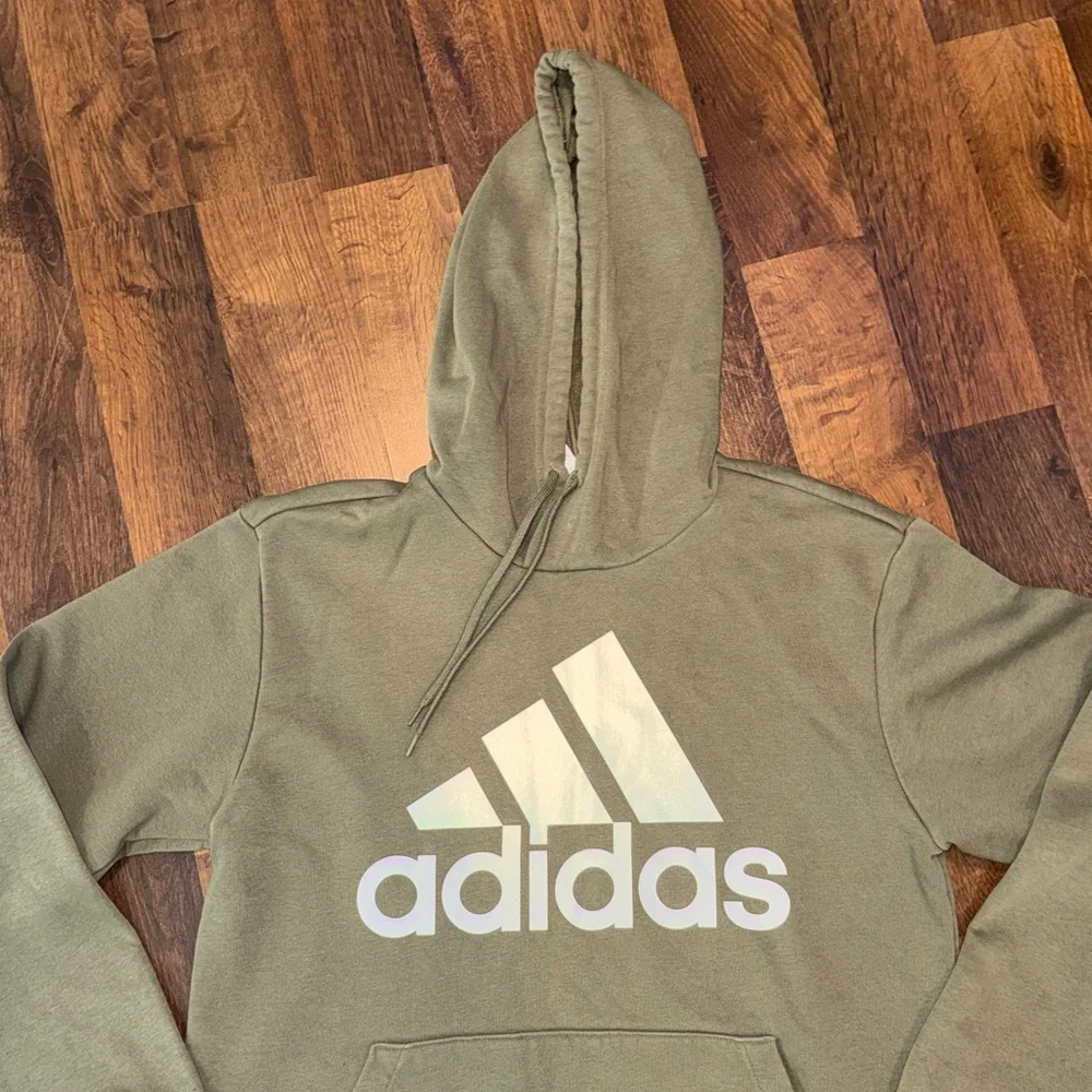 Adidas Men's Khaki Hoodie sz SM